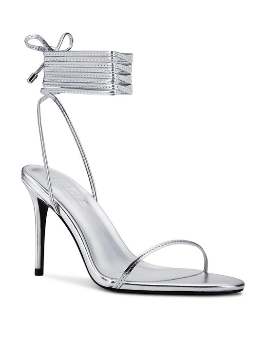 Femme LA Shoes - FEMME LA 3.0 Barely There Sandal in Plata Size 36